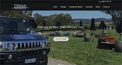 Desktop Screenshot of dreamlimousines.com.au